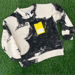 Marc Jacobs THE DAISY SWEATSHIRT Pullover Abstract Embroidered Printed Crewneck